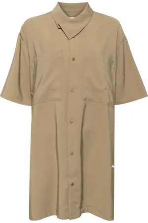Izzue Robe mi-longue à boutonnière