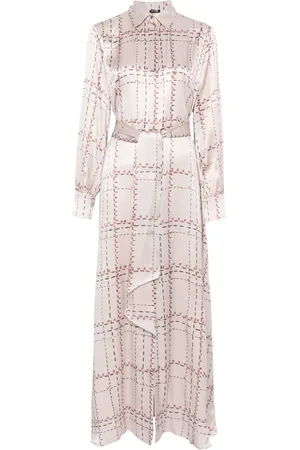 Kiton Robe-chemise imprimée en soie