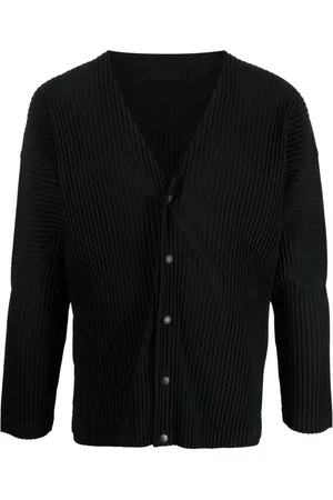 Issey Miyake Blazer nervuré à simple boutonnage