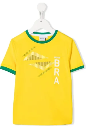 HUGO BOSS T-shirt à logo Brazil imprimé