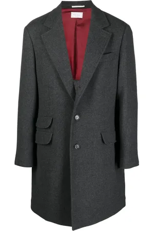 Brunello Cucinelli Manteau à poches à rabat