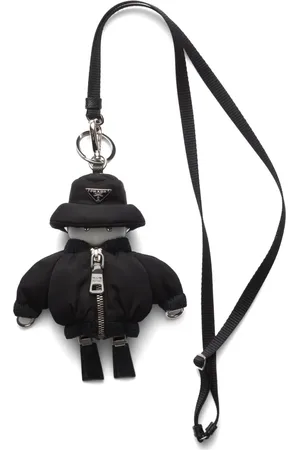 Prada Porte-clés à breloque matelassée