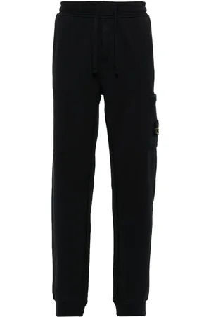Stone Island Pantalon de jogging à patch logo