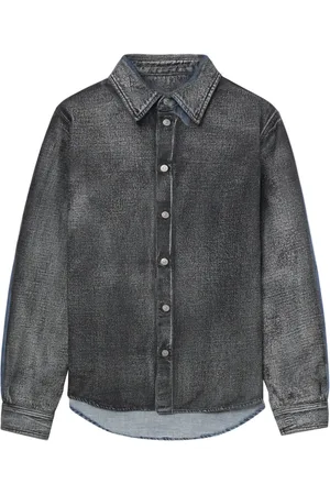 Maison Margiela Chemise en jean à effet usé