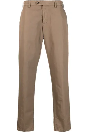 LARDINI Pantalon en lin à coupe droite