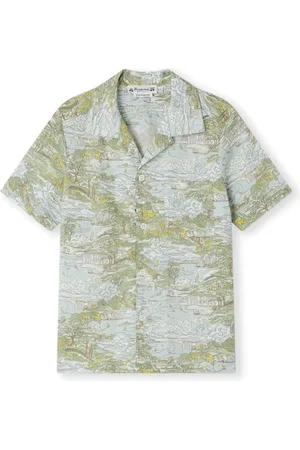 BONPOINT Chemise en coton Steve à imprimé graphique