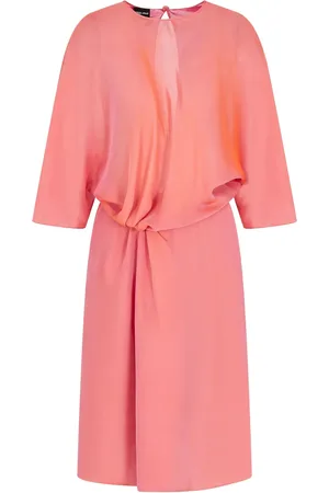 Giorgio Armani Robe mi-longue à encolure ronde