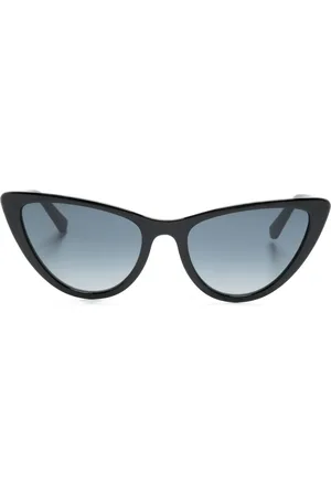 Moschino Lunettes de soleil teintées à monture papillon