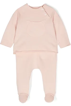 TEDDY & MINOU Ensemble haut-pantalon à broderie chat