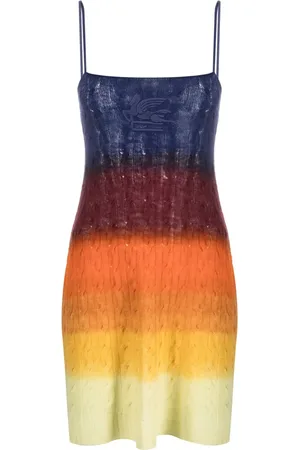 Etro Robe en maille à effet dégradé