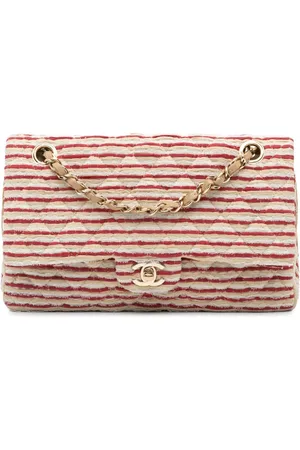 CHANEL 2014 Medium Classic Jersey Coco Sailor Double Flap shoulder bag