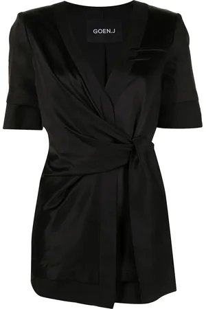 GOEN.J Blazer à fermeture nouée
