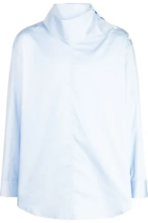 SYSTEM Chemise en coton à col pointu