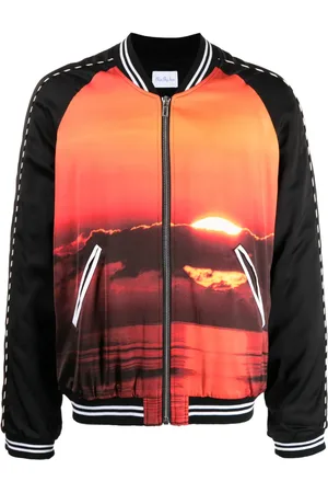 BLUE SKY INN Veste bomber à imprimé graphique
