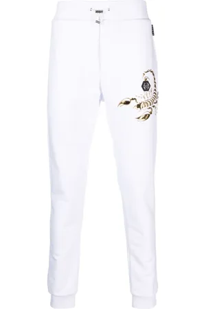 Philipp Plein Pantalon de jogging à appliqué Scorpion