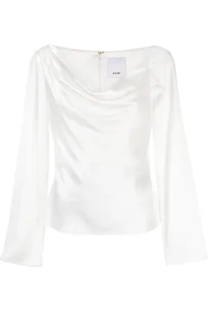 Acler Blouse en satin Hallett à manches longues