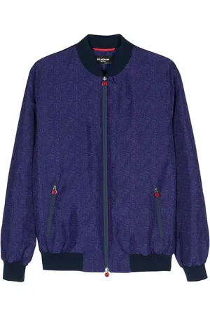 Kiton Veste bomber mouchetée