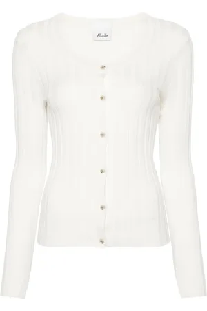Allude Cardigan nervuré en laine vierge