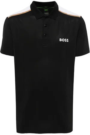 HUGO BOSS Polo à logo imprimé