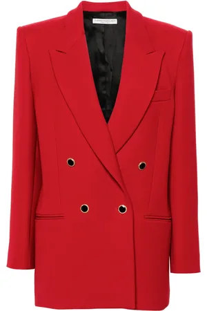 Alessandra Rich Blazer oversize à boutonnière croisée