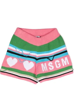 Msgm Short en tricot à logo