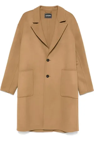 CENERE GB Manteau droit à simple boutonnage