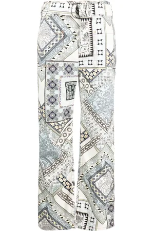 Etro Pantalon droit à imprimé patchwork