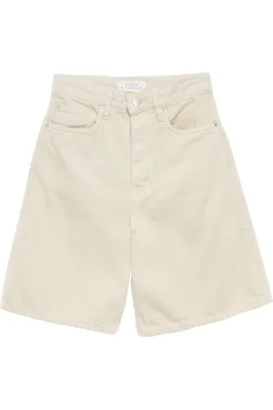 STUDIO NICHOLSON Short en coton mélangé à patch logo
