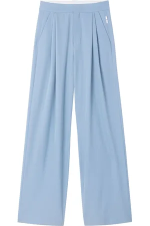 AZ FACTORY Pantalon palazzo Manon à détails plissés