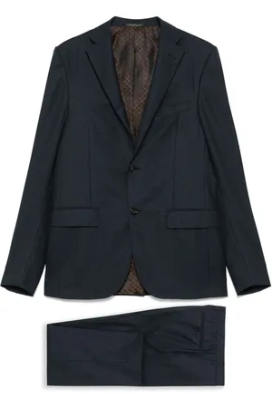 corneliani Costume boutonné à carreaux