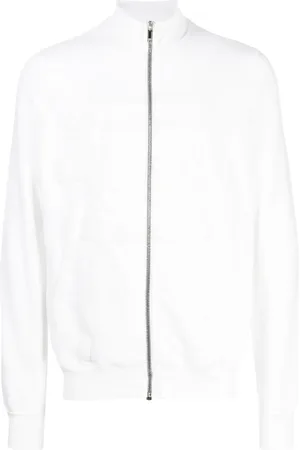 Rick Owens Veste en coton à logo embossé