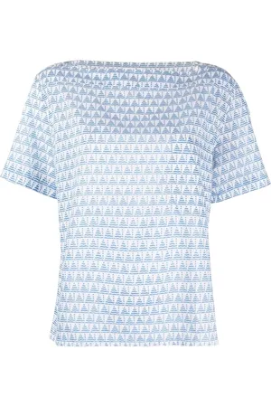 Hermès T-shirt à imprimé géométrique (années 1960)