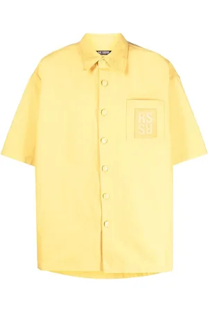 RAF SIMONS Chemise en jean à patch logo