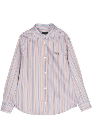FAY Chemise rayée à manches longues