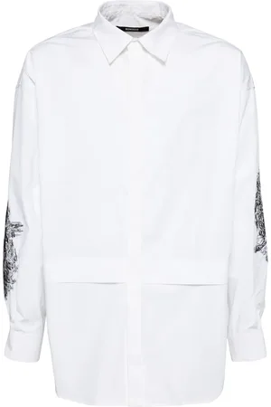 SONGZIO Chemise à manches brodées
