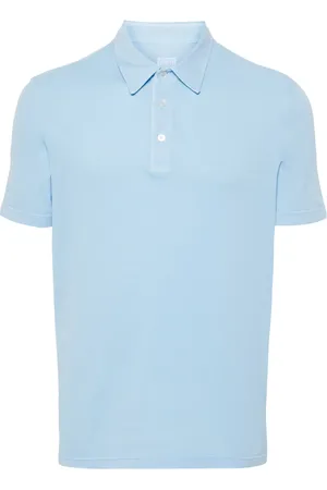 FEDELI Polo en piqué à design ondulé
