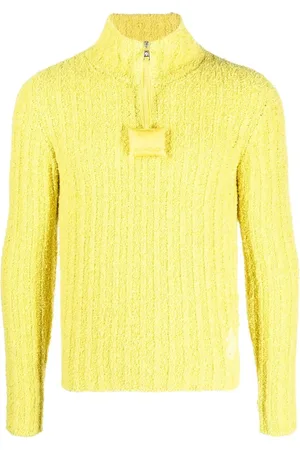 Moncler Pull nervuré à col montant