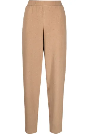 Hanro Pantalon en coton mélangé à coupe fuselée