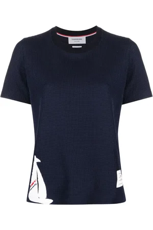 Thom Browne T-shirt à détail de patch