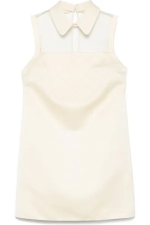 Elisabetta Franchi Robe courte à ornements satinés