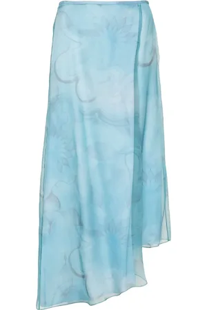 Giorgio Armani Minijupe asymétrique à fleurs