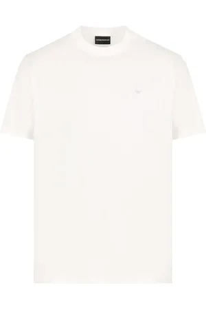Emporio Armani T-shirt en coton à logo appliqué