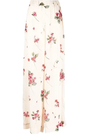 Twin-Set Pantalon palazzo à fleurs