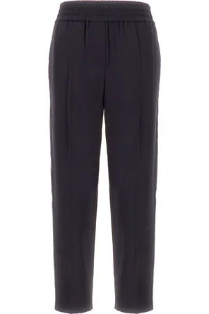 Brunello Cucinelli Pantalon à taille élastiquée
