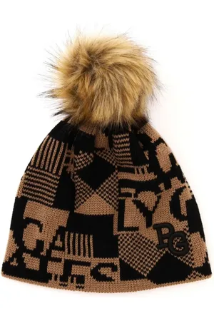 PEARLY GATES Bonnet à logo intarsia