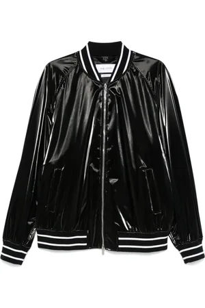 Alexander McQueen Veste bomber à détails rayés