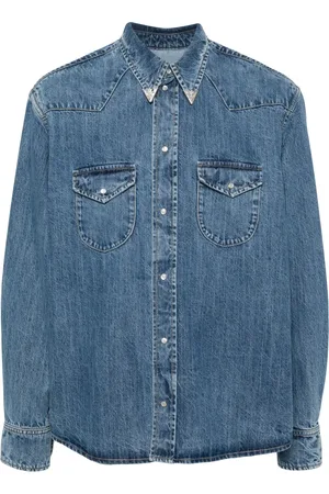 Bally Chemise en jean à ornements en cristal