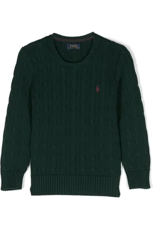 Ralph Lauren Pull en maille torsadée à logo Polo Pony