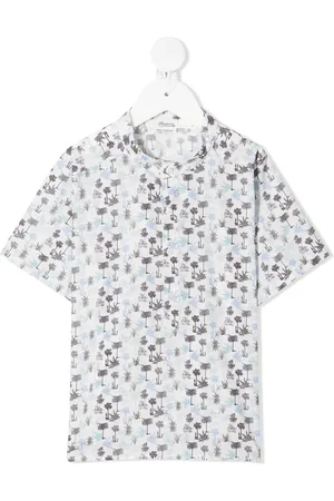 BONPOINT Chemise imprimée à design sans col