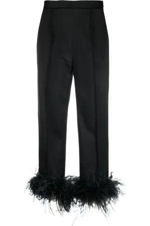 Styland Pantalon court à ornement de plumes